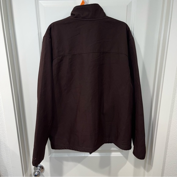 Champion C9 Men's size L Full Zip brown Lightweight Active Jacket 3 front pocket - Picture 3 of 3